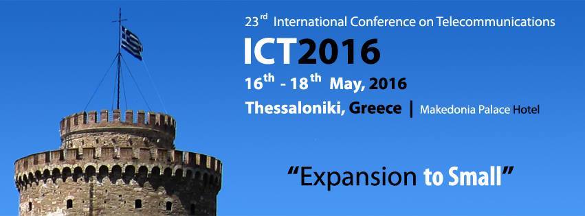 Read more about the article ICT 2016 – 23rd International Conference on Telecommunications