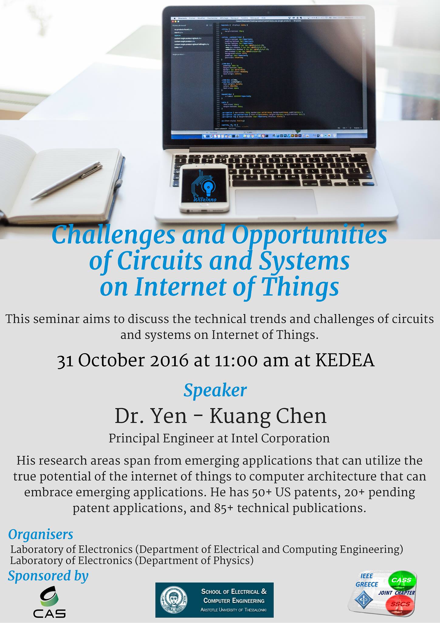Read more about the article [CASS] Challenges and Opportunities of Circuits and Systems on IoT